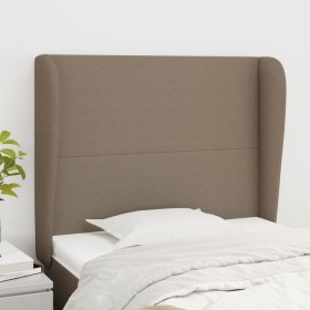 Kopfteil mit Ohren aus taupegrauem Stoff 83x23x118/128 cm von vidaXL, Kopf- und Fußteile - Ref: Foro24-3117654, Preis: 82,04 ...