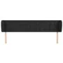 Black velvet headboard 183x23x78/88 cm by vidaXL, Headboards and footboards - Ref: Foro24-3117640, Price: 76,31 €, Discount: %