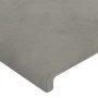 Headboard with light gray velvet ears 147x23x118/128 cm by vidaXL, Headboards and footboards - Ref: Foro24-3117724, Price: 12...