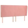 Kopfteil mit rosa Samtohren 183x23x118/128 cm von vidaXL, Kopf- und Fußteile - Ref: Foro24-3117741, Preis: 134,95 €, Rabatt: %