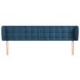 Dunkelblaues Samtkopfteil 183x23x78/88 cm von vidaXL, Kopf- und Fußteile - Ref: Foro24-3117642, Preis: 81,63 €, Rabatt: %
