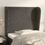 Headboard with dark gray velvet ears 103x23x118/128 cm by vidaXL, Headboards and footboards - Ref: Foro24-3117859, Price: 67,...