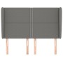 Kopfteil mit dunkelgrauen Stoffohren 147x23x118/128 cm von vidaXL, Kopf- und Fußteile - Ref: Foro24-3117815, Preis: 103,06 €,...