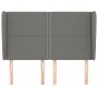Kopfteil mit dunkelgrauen Stoffohren 147x23x118/128 cm von vidaXL, Kopf- und Fußteile - Ref: Foro24-3117815, Preis: 103,39 €,...
