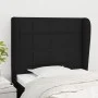 Kopfteil mit Ohren aus schwarzem Stoff, 103 x 23 x 118/128 cm von vidaXL, Kopf- und Fußteile - Ref: Foro24-3117948, Preis: 74...