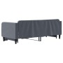 Sofá cama nido terciopelo gris oscuro 90x200 cm