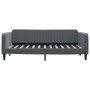 Sofá cama nido terciopelo gris oscuro 90x200 cm