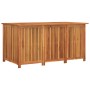 Caja de almacenaje de jardín madera maciza acacia 150x80x75 cm