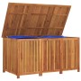 Caja de almacenaje de jardín madera maciza acacia 150x80x75 cm