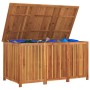 Caja de almacenaje de jardín madera maciza acacia 150x80x75 cm