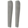 Headboard with light gray velvet ears 103x23x118/128 cm by vidaXL, Headboards and footboards - Ref: Foro24-3117998, Price: 73...