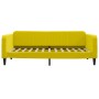 Sofá cama nido terciopelo amarillo 100x200 cm