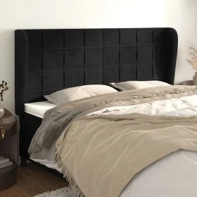 Kopfteil mit hellgrauen Samtohren 183x23x118/128 cm von vidaXL, Kopf- und Fußteile - Ref: Foro24-3118018, Preis: 144,56 €, Ra...