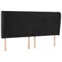 Headboard with light gray velvet ears 183x23x118/128 cm by vidaXL, Headboards and footboards - Ref: Foro24-3118018, Price: 14...