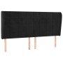 Kopfteil mit hellgrauen Samtohren 183x23x118/128 cm von vidaXL, Kopf- und Fußteile - Ref: Foro24-3118018, Preis: 147,18 €, Ra...