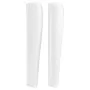 Headboard with white synthetic leather ears 103x23x118/128 cm by vidaXL, Headboards and footboards - Ref: Foro24-3117761, Pri...