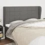 Kopfteil mit dunkelgrauen Stoffohren 163x23x118/128 cm von vidaXL, Kopf- und Fußteile - Ref: Foro24-3117963, Preis: 125,39 €,...