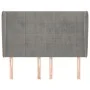 Headboard with light gray velvet ears 147x23x118/128 cm by vidaXL, Headboards and footboards - Ref: Foro24-3118004, Price: 13...
