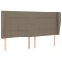 Headboard with ears in taupe gray fabric 183x23x118/128 cm by vidaXL, Headboards and footboards - Ref: Foro24-3117974, Price:...