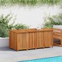 Caja de almacenaje de jardín madera maciza acacia 200x80x75 cm