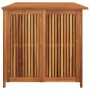 Caja de almacenaje de jardín madera maciza acacia 200x80x75 cm