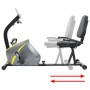 Magnetic recumbent exercise bike with heart rate monitor by vidaXL, Stationary bikes - Ref: Foro24-91443, Price: 289,32 €, Di...