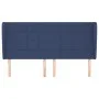 Headboard with blue fabric ears 203x23x118/128 cm by vidaXL, Headboards and footboards - Ref: Foro24-3117984, Price: 126,78 €...