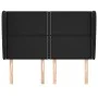 Headboard with black synthetic leather ears 147x23x118/128 cm by vidaXL, Headboards and footboards - Ref: Foro24-3117906, Pri...