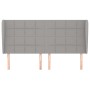 Kopfteil mit hellgrauen Stoffohren 163x23x118/128 cm von vidaXL, Kopf- und Fußteile - Ref: Foro24-3117962, Preis: 114,68 €, R...