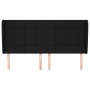 Headboard with black fabric ears 183x23x118/128 cm by vidaXL, Headboards and footboards - Ref: Foro24-3117972, Price: 122,85 ...