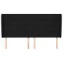 Headboard with black fabric ears 183x23x118/128 cm by vidaXL, Headboards and footboards - Ref: Foro24-3117972, Price: 117,20 ...