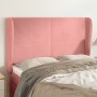Kopfteil mit rosa Samtohren 147x23x118/128 cm von vidaXL, Kopf- und Fußteile - Ref: Foro24-3117729, Preis: 135,59 €, Rabatt: %