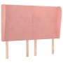 Kopfteil mit rosa Samtohren 147x23x118/128 cm von vidaXL, Kopf- und Fußteile - Ref: Foro24-3117729, Preis: 135,59 €, Rabatt: %
