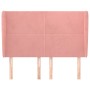 Kopfteil mit rosa Samtohren 147x23x118/128 cm von vidaXL, Kopf- und Fußteile - Ref: Foro24-3117729, Preis: 135,59 €, Rabatt: %