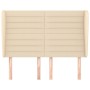 Headboard with cream fabric ears 147x23x118/128 cm by vidaXL, Headboards and footboards - Ref: Foro24-3118099, Price: 136,21 ...