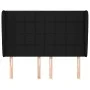 Headboard with black fabric ears 147x23x118/128 cm by vidaXL, Headboards and footboards - Ref: Foro24-3117956, Price: 144,96 ...