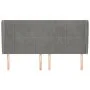 Headboard with light gray velvet ears 183x23x118/128 cm by vidaXL, Headboards and footboards - Ref: Foro24-3118016, Price: 12...