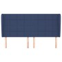Kopfteil mit blauen Stoffohren 183x23x118/128 cm von vidaXL, Kopf- und Fußteile - Ref: Foro24-3117976, Preis: 123,66 €, Rabat...