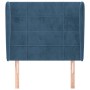 Kopfteil mit dunkelblauen Samtohren 93x23x118/128 cm von vidaXL, Kopf- und Fußteile - Ref: Foro24-3117996, Preis: 94,42 €, Ra...