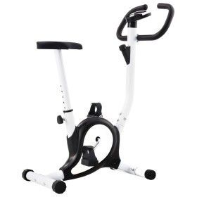 Bicicleta estática con resistencia de cinta negra de vidaXL, Bicicletas estáticas - Ref: Foro24-92009, Precio: 121,30 €, Desc...