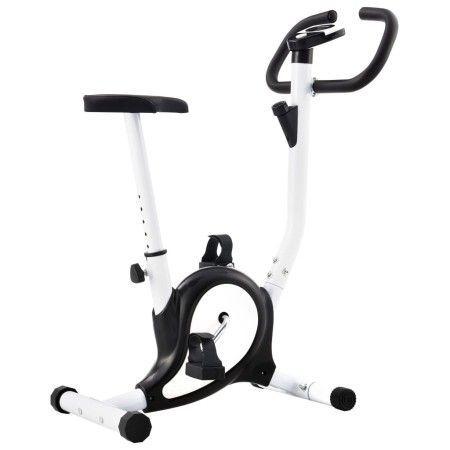 Ergometer mit schwarzem Widerstandsband von vidaXL, Stationäre Fahrräder - Ref: Foro24-92009, Preis: 121,30 €, Rabatt: %