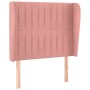 Kopfteil mit rosa Samtohren 93x23x118/128 cm von vidaXL, Kopf- und Fußteile - Ref: Foro24-3118235, Preis: 77,42 €, Rabatt: %