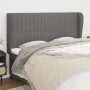 Kopfteil mit dunkelgrauen Stoffohren 183x23x118/128 cm von vidaXL, Kopf- und Fußteile - Ref: Foro24-3118209, Preis: 136,81 €,...