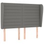 Kopfteil mit dunkelgrauen Stoffohren 147x23x118/128 cm von vidaXL, Kopf- und Fußteile - Ref: Foro24-3118095, Preis: 112,63 €,...
