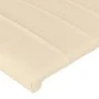 Headboard with cream fabric ears 93x23x118/128 cm by vidaXL, Headboards and footboards - Ref: Foro24-3118181, Price: 84,69 €,...