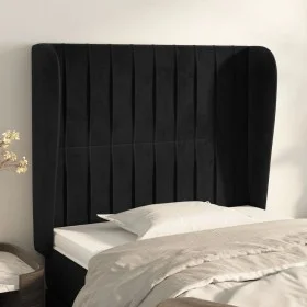 Headboard with black velvet ears 83x23x118/128 cm by vidaXL, Headboards and footboards - Ref: Foro24-3118226, Price: 85,23 €,...