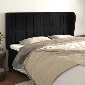 Headboard with light gray velvet ears 163x23x118/128 cm by vidaXL, Headboards and footboards - Ref: Foro24-3118250, Price: 14...