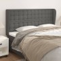 Kopfteil mit Ohren, graues Kunstleder, 203 x 23 x 118/128 cm von vidaXL, Kopf- und Fußteile - Ref: Foro24-3118068, Preis: 144...