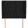 Headboard with black velvet ears 93x23x118/128 cm by vidaXL, Headboards and footboards - Ref: Foro24-3118330, Price: 105,03 €...