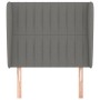 Kopfteil mit dunkelgrauen Stoffohren 93x23x118/128 cm von vidaXL, Kopf- und Fußteile - Ref: Foro24-3118177, Preis: 79,76 €, R...
